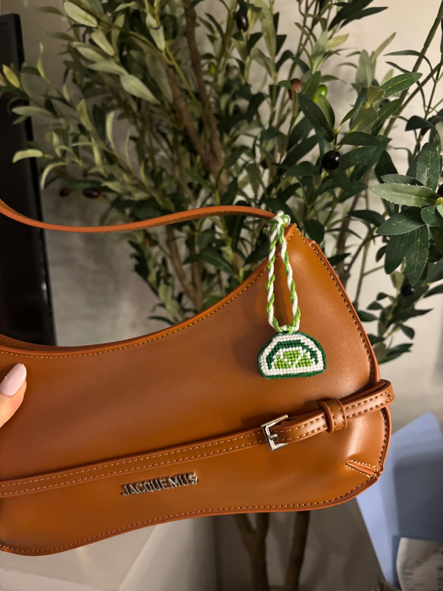 Lime Mini Bag Charm